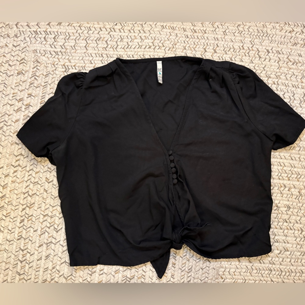 Zara Elegant Black Blouse